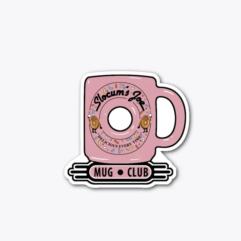 Pink Hole Mug Club Decal